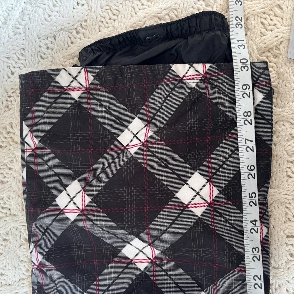 Burton Snowboard Pants Plaid Insulated Waterproof Winter Skiing‎ Women's Sz S